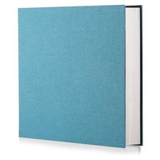 Photo Album Self Adhesive Scrapbook Album for 4 6 9.8"x9"30Pages Sky Blue