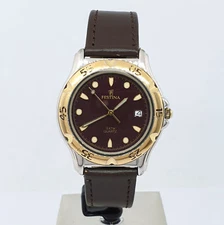 Watch Festina Classic 7106 Steel Quartz Man Woman 553vv17