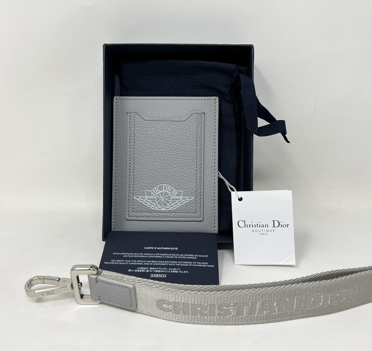 dior x jordan card holder