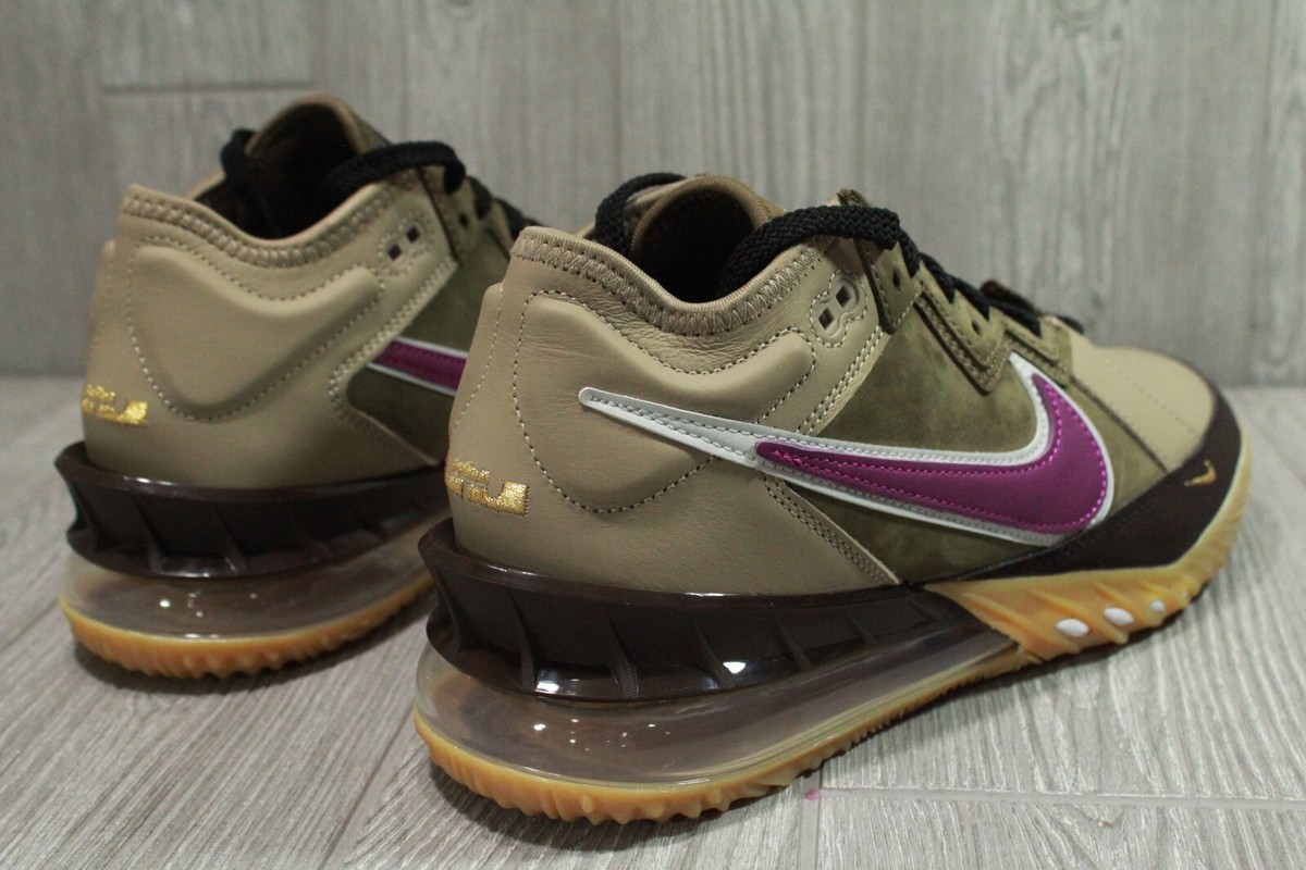 New Nike LeBron XVIII 18 Low NRG x Atmos Khaki Mens Shoes  display picture 1