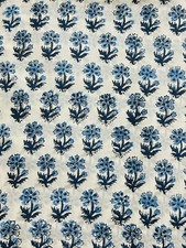 Indian Block Print Cotton Fabric Hand Printed Dress Fabric By The Yard Project