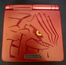 Nintendo Game Boy Advance Sp Rosso Ags-001 Console Con Caricatore Testato Ottimo