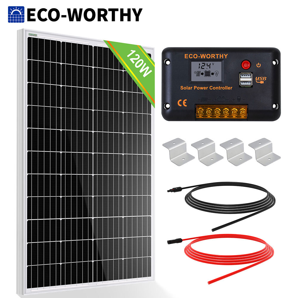 Kit Panneau Solaire Pour Caravane Avec Batterie Kit de panneau solaire 120W 240W avec batterie lithium 20Ah pour bateau caravane | eBay