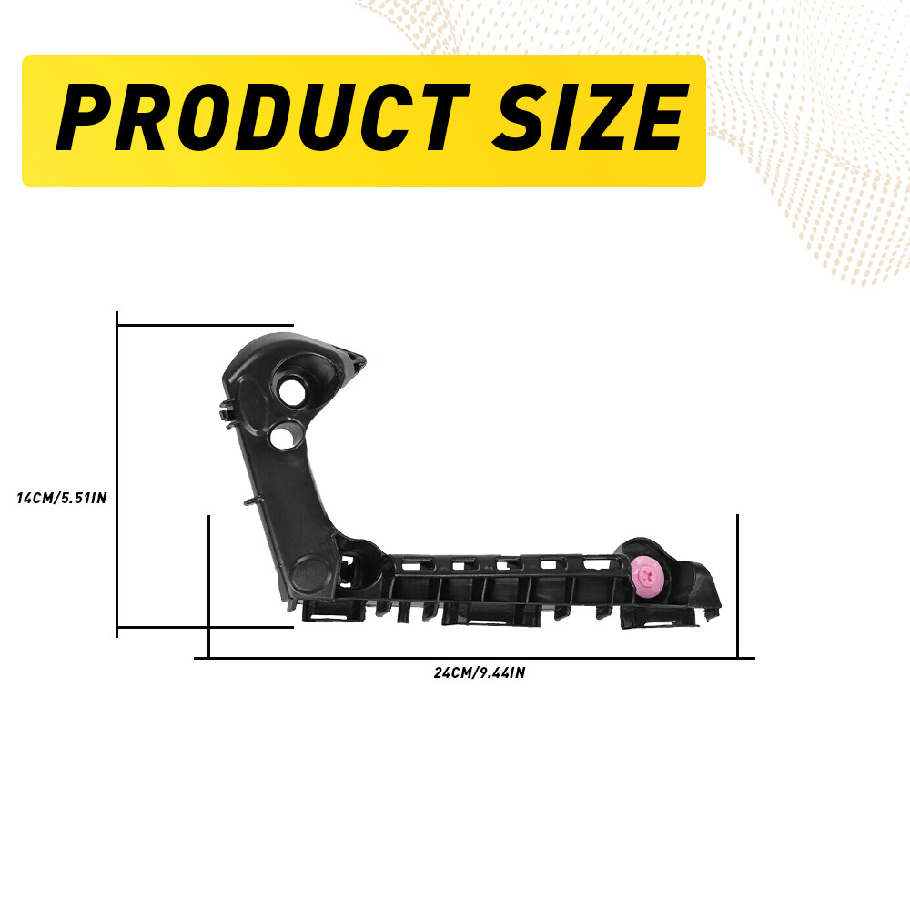 1Pair For 2019 2021 Toyota Corolla LE XLE Front Bumper