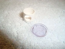 LGB 20190 SERIES MOGUL STEAM LOCO WHITE REAR LANTERN INSERT & LENS PARTS SET!