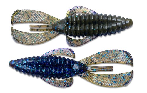 Rage Bug Style Plastic Beaver Creature Bait Punching Bass Fishing Lure 20ct 4" - Picture 31 of 32