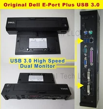 Dell E Port Plus Docking Station Latitude E6400 E6420 E6500 E6520 E6410 3.0 USB