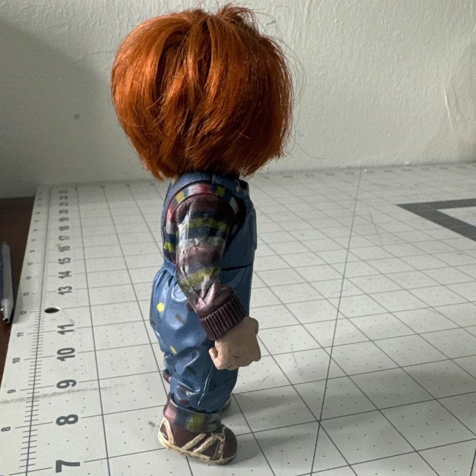 McFarlane Toys Chucky 1999 Child's Play Movie Maniacs 6" Muñeca Figura Pelo Rojo ⭐️ Foto 4 de 4