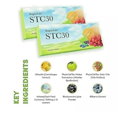 Stemcell Superlife STC30 Activator Vitamins for Men Women 15 sachet x 2 box