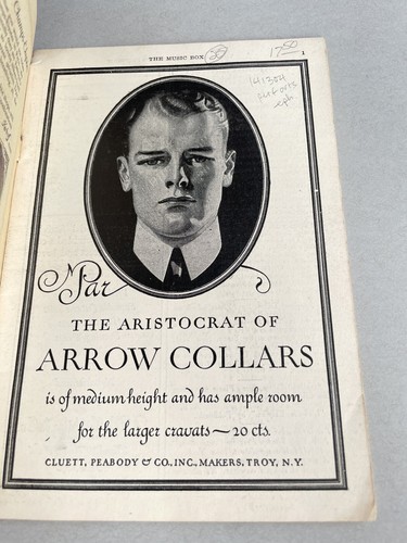 Caja de música programa Harris Irving Berlín c 1925 folleto de anuncios antiguos - Imagen 3 de 18