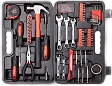 CARTMAN 148Piece Tool Set General Household Hand Tool Kit with Plastic Toolbox