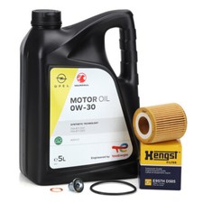 5L ORIGINAL 0W-30 Motoröl + HENGST Ölfilter für OPEL CORSA F MOKKA ZAFIRA 1.5 D