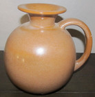 Vintage Frankoma Art Pottery Brown Jug Pitcher Carafe Vase #82 Repaired Handle — photo 3