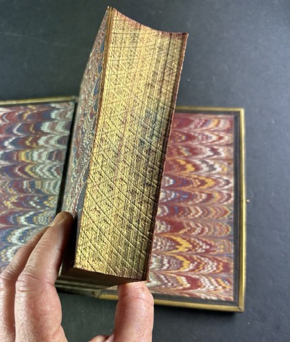 Fore-Edge Painting 1856 Book of Common Prayer Brass Bound Leather India 1857 VG - Picture 10 of 21