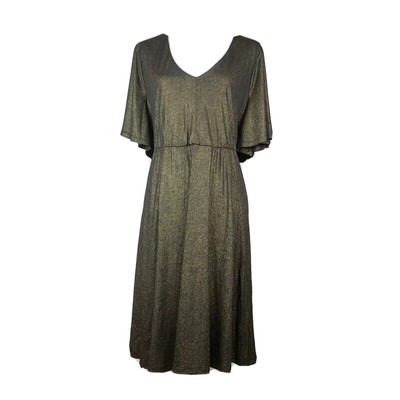 shimmer skater dress