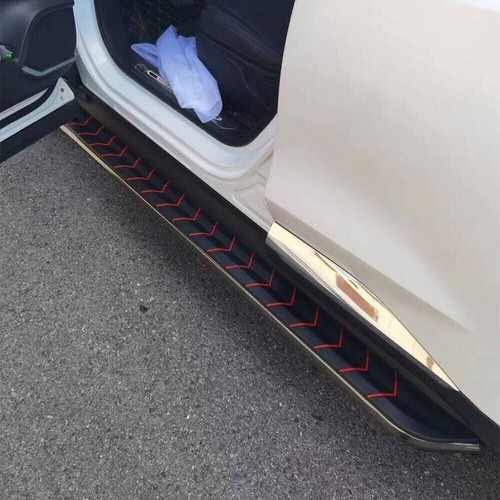 2Pcs Running Board Side Step Protector Nerf Bar Fits VOLKSWAGEN AMAROK 2010-2024 - Picture 3 of 6