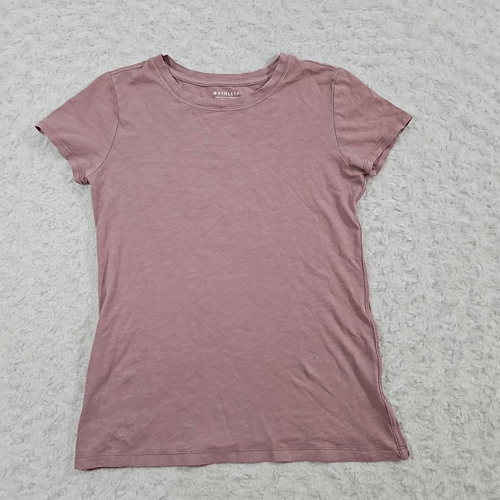 Athleta organic daily crew light purple casual comfy springtime womens XXS - Bild 1 von 5