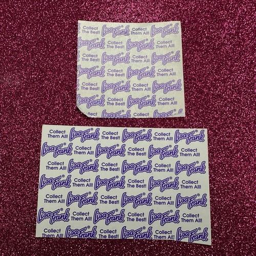 Vintage Lisa Frank Sticker Herz Wolke Regenbogen Heißluftballon 90er 5 Module Lot - Bild 6 von 6