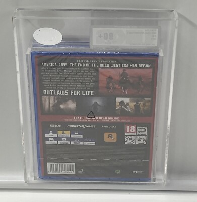 Red Dead Redemption 2 PS4 UKG Graded 90+ MT Gold WATA VGA