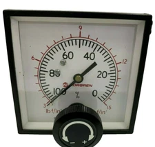 Watson Smith R27 31003XR Manually Operated Manostat  Range 3-15 psi