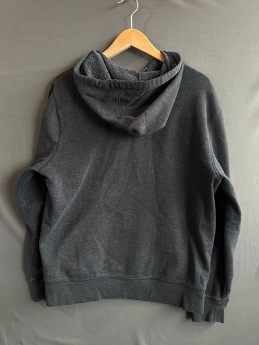 GAP Sudadera con Capucha Mujer Grande Gris Cremallera Completa Deletrear Logo Clásico Deportes Aire Libre - Imagen 3 de 5