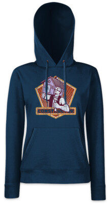 Constructor V Damen Hoodie Sweatshirt Housebuilder Bricklayer Mason Homebuilder