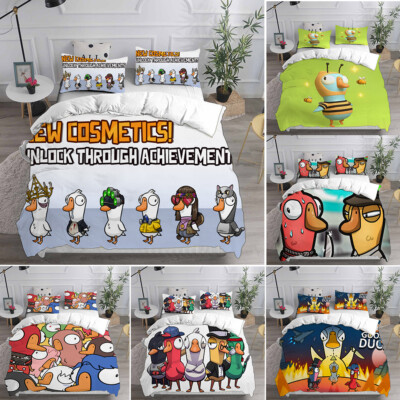 Goose Goose Duck 3D Bettwäsche Set Bedding Set Bettbezug Kissenbezu Quilt 2/3pcs