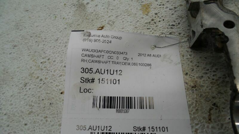 2012 AUDI A6 RIGHT CAMSHAFT TRAY OEM P# 06E103286 | eBay