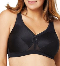 GLAMORISE Black Magic Lift Active Support Bra, US 40C, UK 40C, NWOT