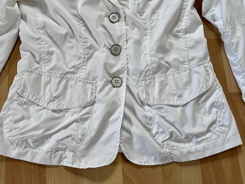 NICE CONNECTION BLAZER Gr. 38 SATIN LEICHT WEIß FEMININ EDEL LUXUS PUR! - Bild 5 von 7