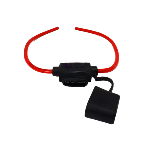 In-line Standard Blade Fuse Holder Splash Proof for 12V 30A Fuses Car 12AWG - Picture 2 of 2