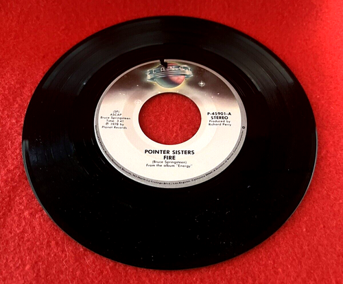 Pointer Sisters Fire / Love is Like a Rolling Stone 45 RPM 1978 P-45901-A - Picture 3 of 6