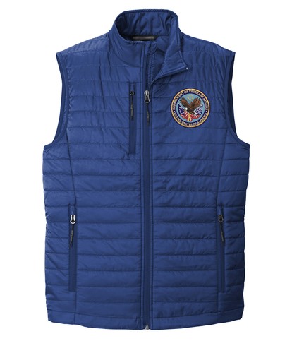 Department of Veterans Affairs Embroidered Insulated Puffy Vest With Pockets - Picture 6 of 13