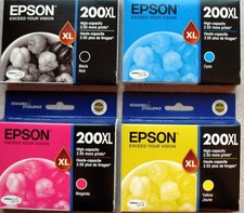 2020 GENUINE Epson 200 200XL Inks set XP200, XP300, XP310, XP400 ALL XLs