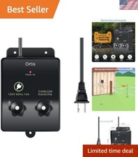 Pulsating Electric Fence Energizer, 0.1 Joule - 8 Acres Animal Control Solution