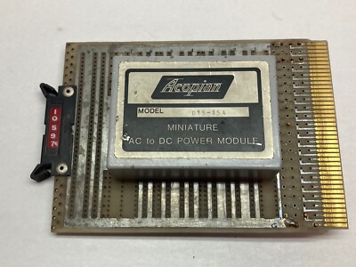 Acopian,D15-15A,Miniature AC to DC Power Module Board Assembly
