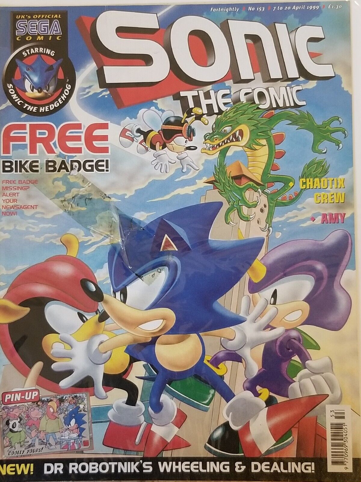 Sonic the Comic #153 Fleetway UK