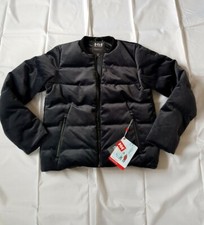 Women's Helly Hansen "leonie" Velvet Duck Down Jacket Black Colour Size L - Bnwt