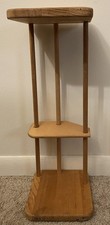 Napa Valley Wood CD DVD VHS Book Storage Holder Rack Adjustable US MADE EUC