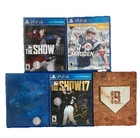 MLB THE SHOW 16,17,19 & 20 Madden 17 BUNDLE (PS4) PLAYSTATION 4 MINT HARD COVER