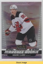 2024-25 O-Pee-Chee Platinum Marquee Rookies Sunset Graeme Clarke #239 READ 0wz4