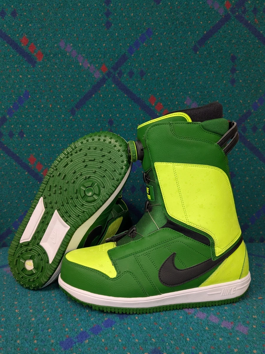 28cm】Nike VAPEN×BOA スノーボードブーツ グリーン/イエロー Nike