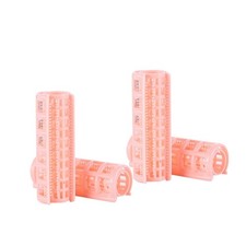 12Pcs Durable Plastic Hair Curlers for Women Hair Curls Styling Pink