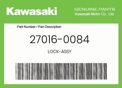 Kawasaki Genuine Lock-Assy - 27016-0084