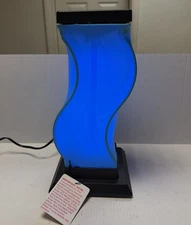 MORPH LAMP II Motion Blue Black Light Y2K Undulating Psychedelic 16" Vintage HTF