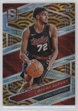 2023-24 Spectra Rookies International Red & Yellow Prizm 43/49 Rayan Rupert 11pj