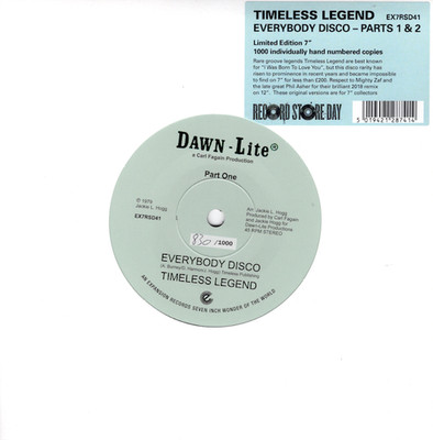 TIMELESS LEGEND Everybody Disco -New Rare Groove / Modern Soul 45 (Expansion) 7''