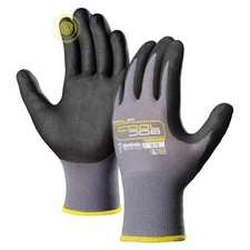 COOLJOB 36 Pairs Safety Work Gloves Microfoam Nitrile Rubber Coated, Seamless...