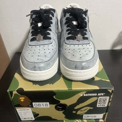 A Bathing Ape Bape Sta Wear Away Paint Men's Sz 13 SHOES SNEAKERS