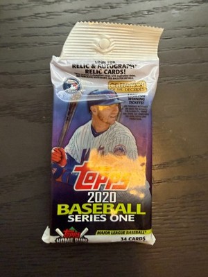 NEW 2020 Topps Series 1 Jumbo Retail FAT Pack SEALED 34 cards